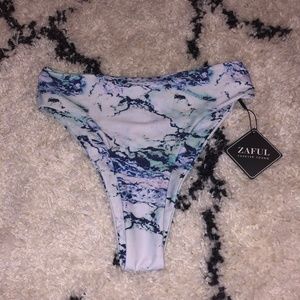 Zaful Marble Print Bottoms M